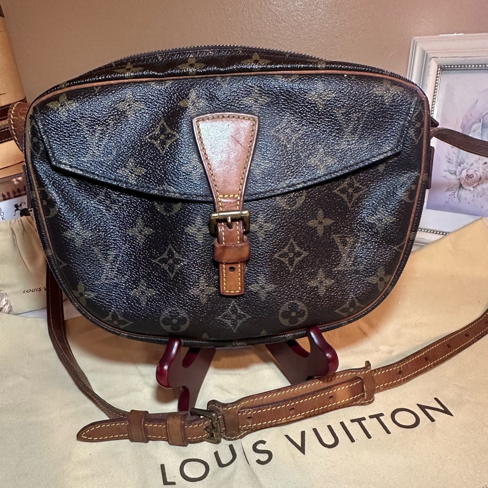 Louis Vuitton Monogram Jeune Fille Crossbody Purse Bag vintage 1986